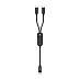 Кабель ACEFAST C5-11 USB-C на 2xUSB-C 100W (черный)