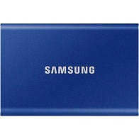 Внешний SSD накопитель Samsung T7 Portable (2 ТБ, синий)