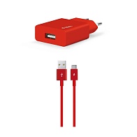 Зарядное устройство TTEC SmartCharger Travel Charger 2.1A (красный)