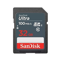 Карта памяти SanDisk Ultra SDXC (32 ГБ, черный)