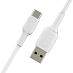 Кабель Belkin BoostCharge USB-C to USB-A Cable (1М, белый)