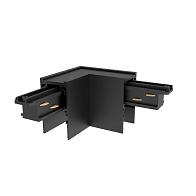 Коннектор Yeelight Pro E20 (для магнитного трека, L-Тип, без токопровода, черный)