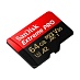 Карта памяти SanDisk Extreme Pro microSDXC (64 ГБ, черный/красный)