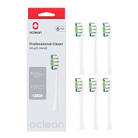 Комплект насадок Oclean P1C1 (6 шт, белый)