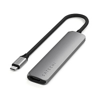 Адаптер Satechi 6-in-1 USB-C (6-в-1, серый)