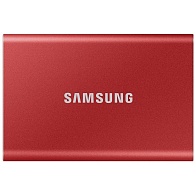Внешний SSD накопитель Samsung T7 Portable (2 ТБ, красный)