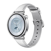 Умные часы Xiaomi Watch S4 Leather Strap (41 мм, белый)