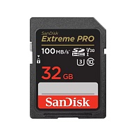 Карта памяти SanDisk Extreme Pro SD UHS-I (32 ГБ, черный)
