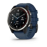 Спортивные часы Garmin Quatix 7 Sapphire Solar Ti (синий)