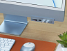 Хаб Satechi Aluminum USB-C Clamp Hub (для iMac 24'', серебристый)