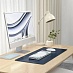 Коврик для мыши и клавиатуры Satechi Vegan-Leather Premium Desk Mat (синий)