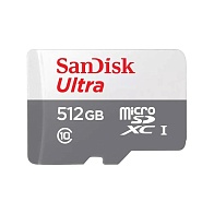 Карта памяти SanDisk Ultra microSDXC (512 ГБ, серый)