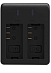 Аккумуляторные батареи для экшн-камеры AKASO Brave 4 Pro/V50X (2x1350 мАч)