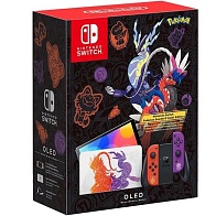 Игровая консоль Nintendo Switch OLED Pokemon Scarlet & Violet Edition (красный/фиолетовый)