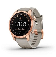 Спортивные часы Garmin Fenix 7S Solar (розовое золото)