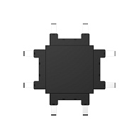 Коннектор Yeelight Pro P20 (для магнитного трека, X-типа, черный)